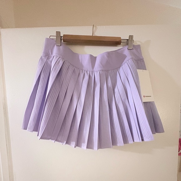 Lululemon - Pleated Open-knit HR Tennis Skirt (Lilac Smoke) - Picture 2 of 11